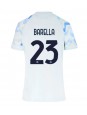 Billige Inter Milan Nicolo Barella #23 Bortedrakt Dame 2025-26 Kortermet